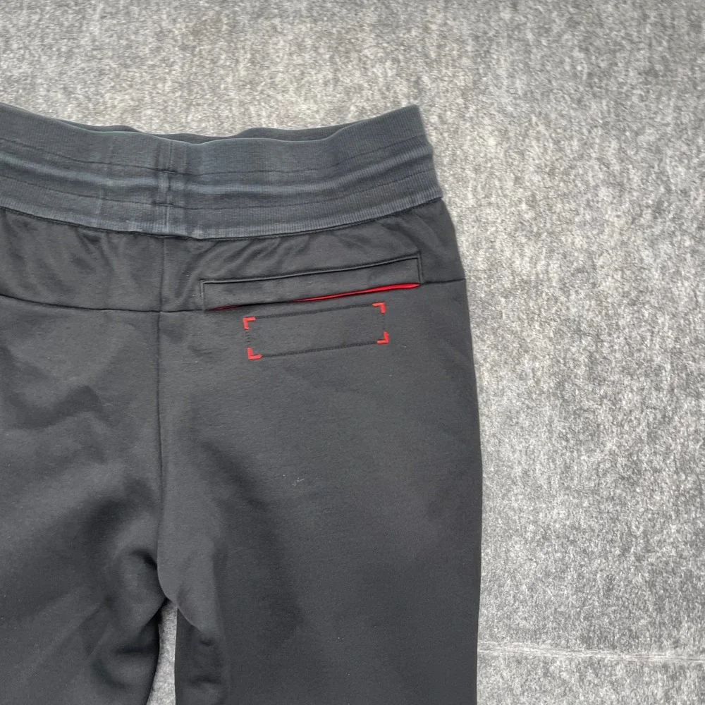 The Marathon Clothing Track Pants Mens Small  Black Red Joggers Puma TMC